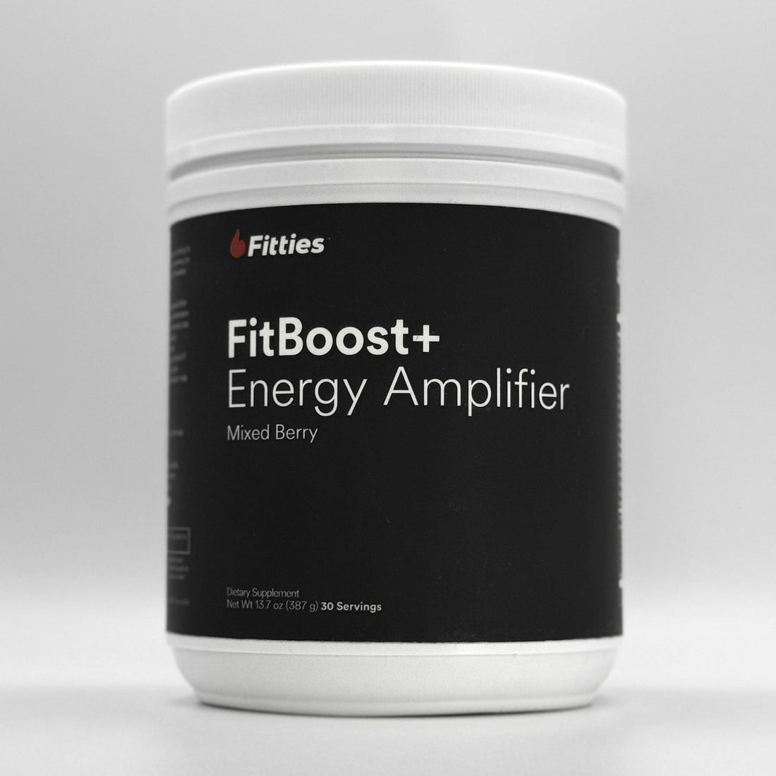 Fitties FitBoost+ front label