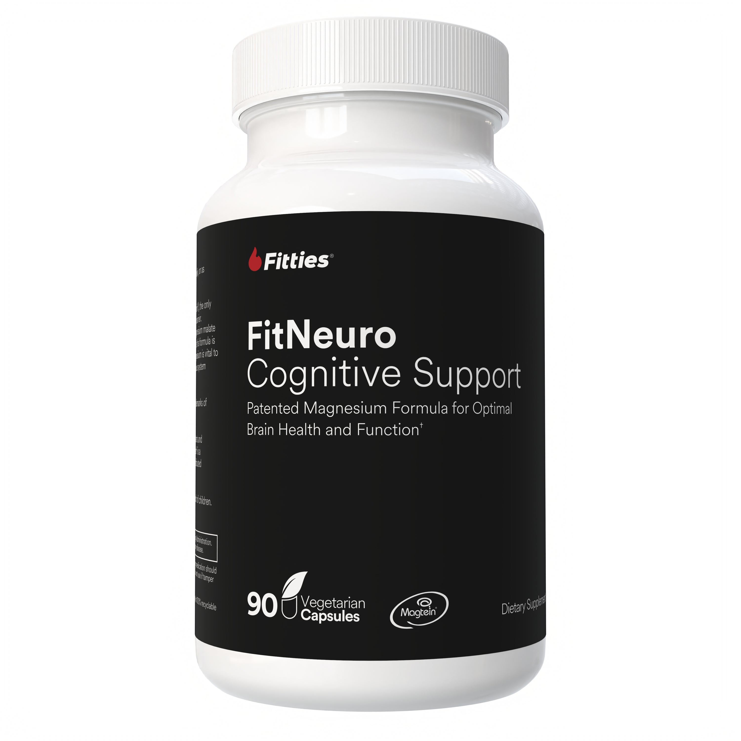 FitNeuro supplement bottle, front label.