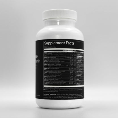 Fitties FitNutrients+ supplement facts label