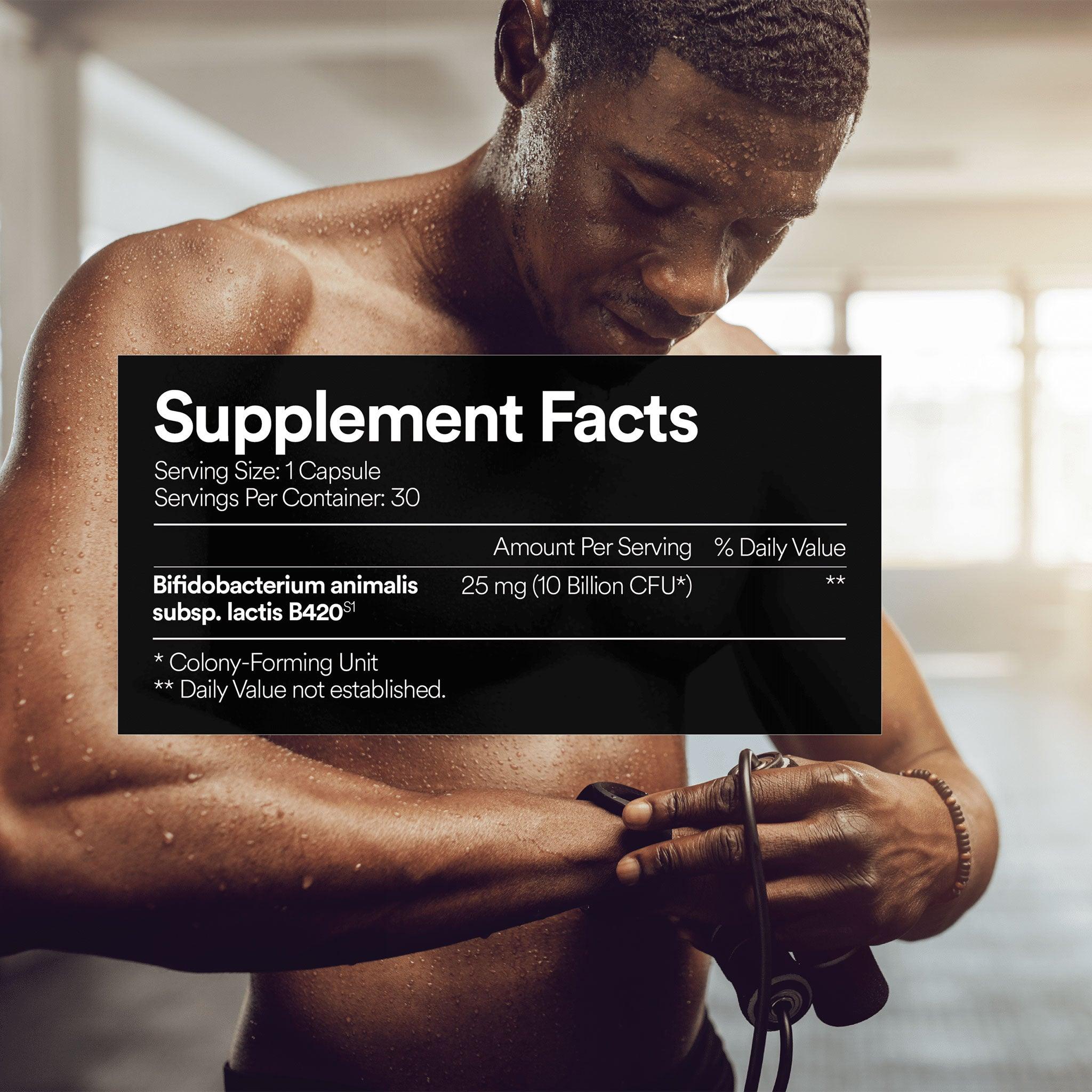 Fitties FitProbio+ supplement label detail