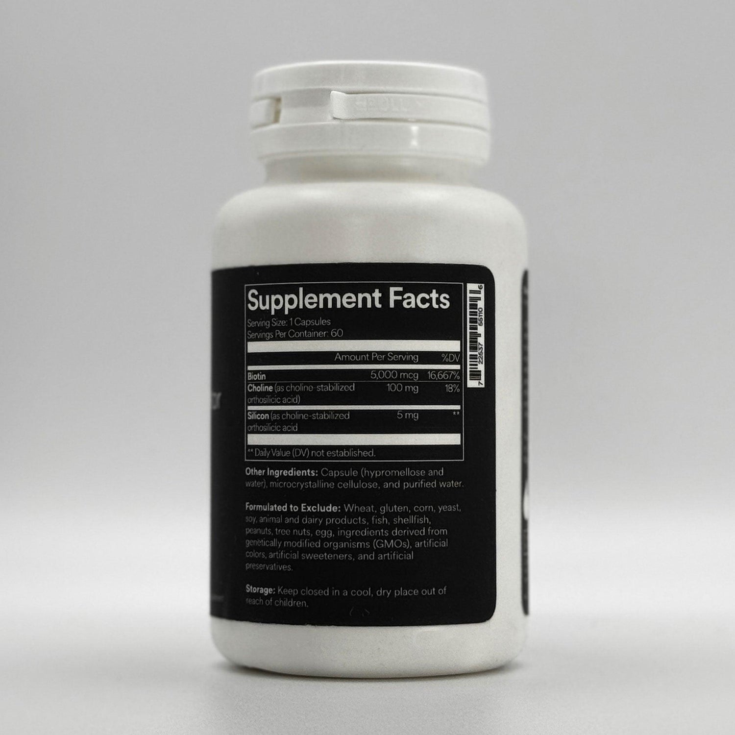 Fitties FitRenew supplement facts label