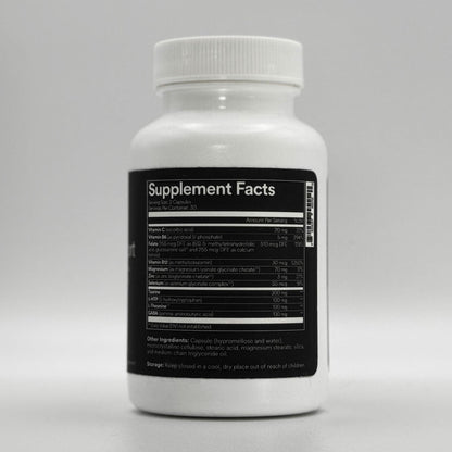 Fitties FitWell supplement facts label