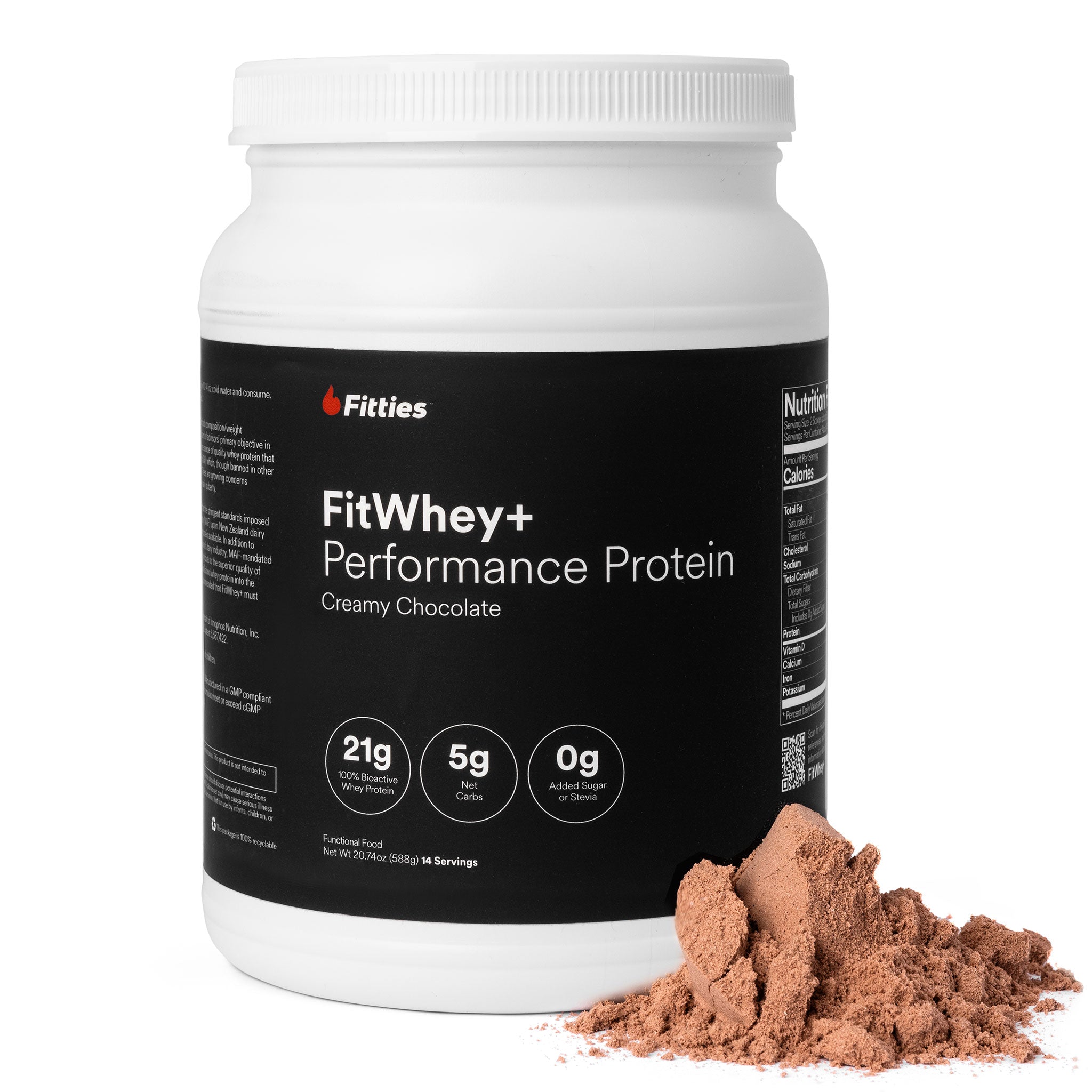 Fitties FitWhey+ whey protein powder